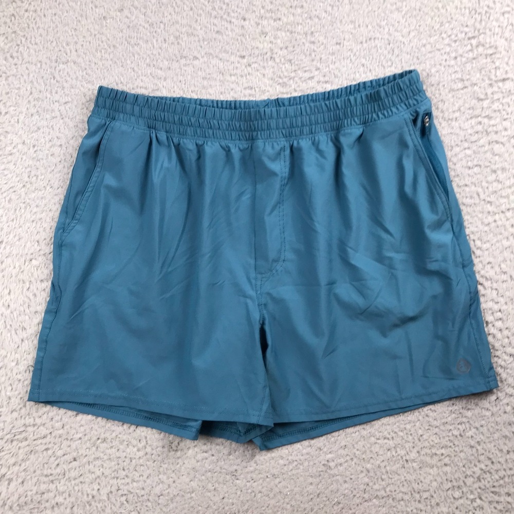 Tasc‎ Performance Training Shorts Mens XL Blue 4.5" Drawstring Running Gym
